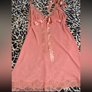 Victoria's Secret Pink Satin Chemise